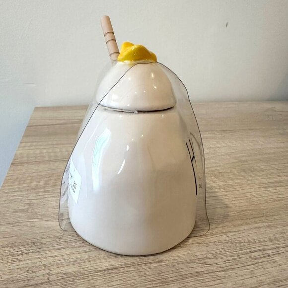 Rae Dunn Honey Jar Lid Dipper Bee Decor Farmhouse Cottagecore 5in Kitchen Tray - Picture 5 of 9